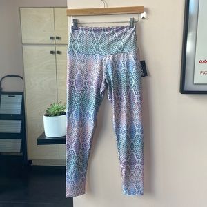 Onzie High Rise Leggings - Rainbow Snake
